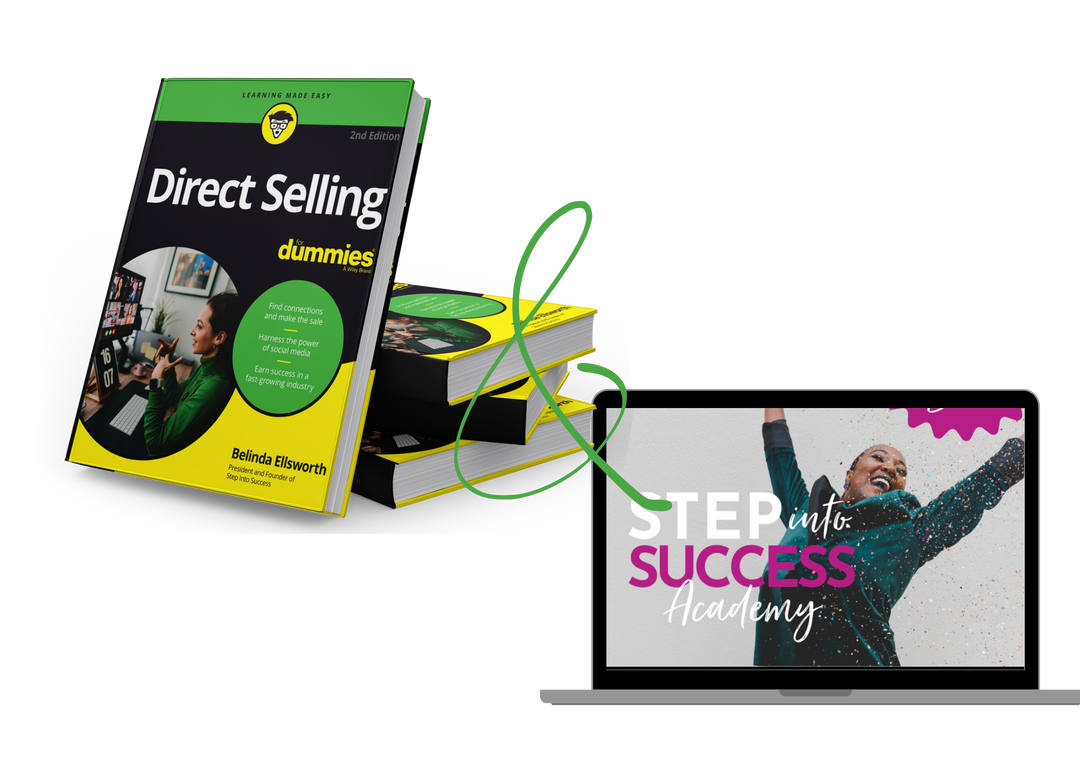 Bundle: Revised Direct Selling for Dummies Book and Workbook PLUS The Success Academy