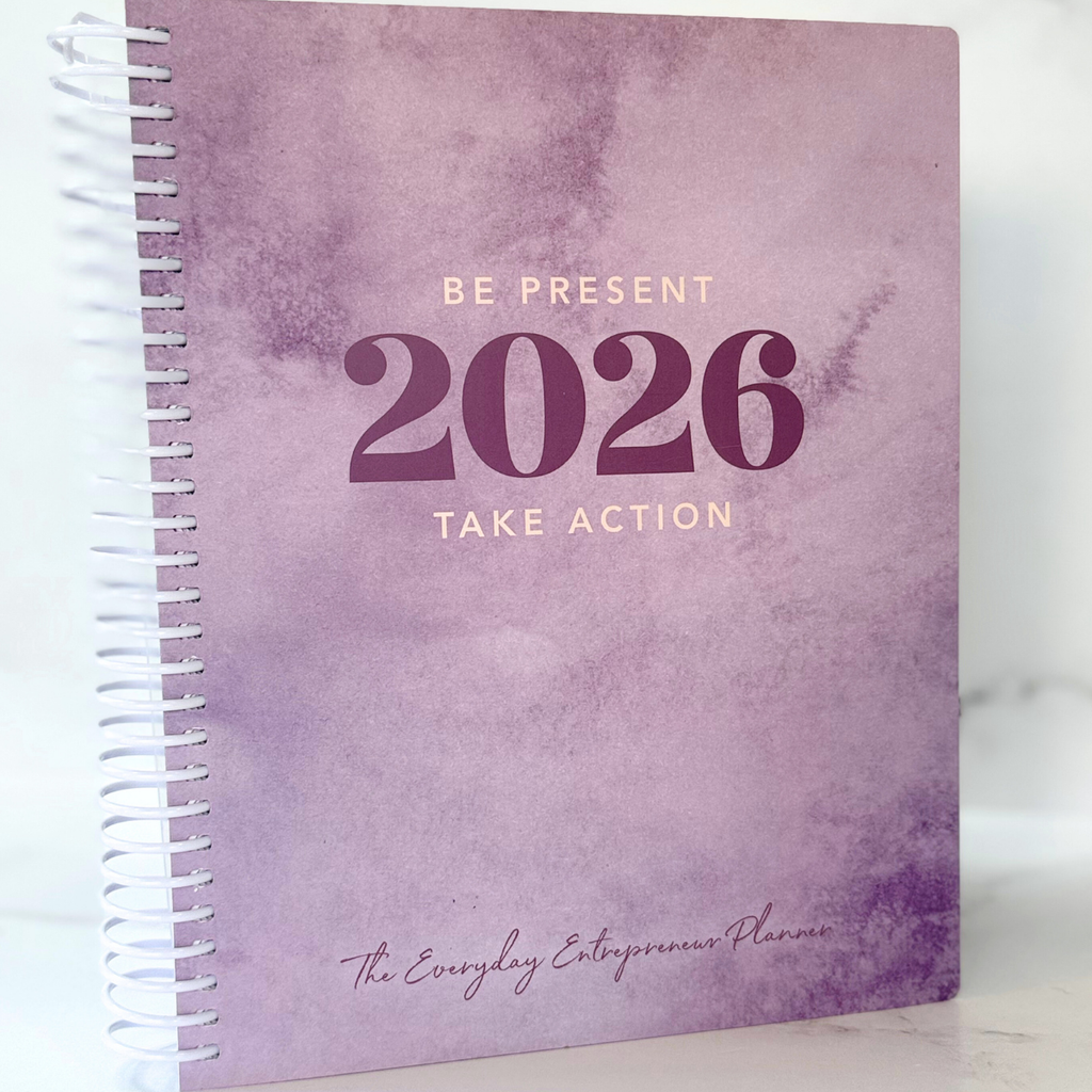 2026 Everyday Entrepreneur Planner – Work From Your Happy Place